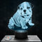 Nachttischlampe, Bulldogge, Dekoration, Tierkollektion, Geschenkidee für Herren und Damen, Hundeobjekt, Bulldogge, Nachtlicht, Erwachsene, Dekoration, Schlafzimmer, Geschenkidee, Weihnachten, Herren,