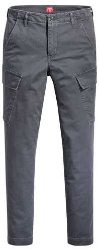 Levi's XX Cargo Taper Pantalón, Pirate Black, 32W / 30L Hombres