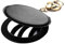 1 miroir double face pliable, miroir de maquillage de voyage, miroir de poche avec porte-clés, miroir de courtoisie de voyage pour les retouches en déplacement, idéal pour les filles et les