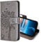 KANVOOS Handyhülle für Samsung Galaxy J5 2016 Hülle, PU Leder Schutzhülle mit Kartenfach, Flip Case Klappbar Stoßfeste Hülle für Samsung J5 2016 (Grau)