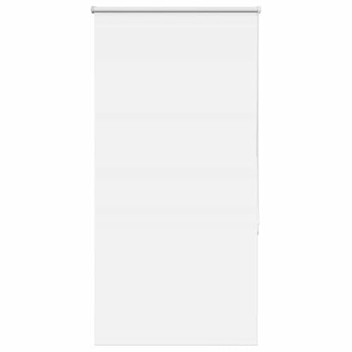 vidaXL Estor Enrollable Opaco Blanco 70x130 cm Tela Ancho 65,7 cm, Estor día y Noche, Estor de Cocina, Estor Opaco Enrollable, Estor Opaco