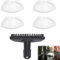 Pack de 5 Accessoires pour Nettoyeur Vapeur Kärcher,pour Nettoyeur Vapeur Kärcher Sc1 Sc2 Sc3 Sc4 Sc5,Ensemble de Chiffons en Microfibre, Pièces Détachées avec Buse Manuelle 2.884-280.0