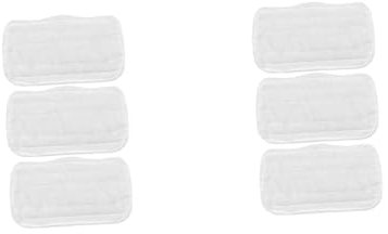 TOVINANNA 2sets Microfiber Steam Mop Pads Replacement for Cleaning Hardwood and Tile Floors Super Absorbent All Purpose Mop Pads for Deep Cleaning and Versatile Use 3pcs*2