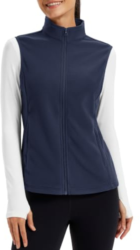 TACVASEN Ärmellose Weste Damen Fleece Weste für Damen Herbst Winter | Fleecejacke Damen,Warme Weste,Steppweste Damen,Wollweste,Leichte Jacke,Outdoor,Sport,Sweatweste.Warm,Ski,Herbst,Lauf