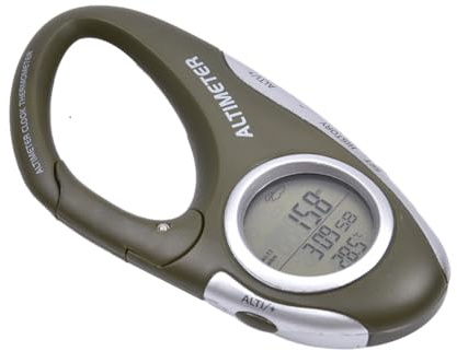 Höhenmesser zum Wandern - Digitales Multifunktionswerkzeug mit Barometer-, leistungsstarker, kompakter Körper, gut lesbarer Bildschirm, zuverlässiger Outdoor-Stil | Praktisches Wanderzubehör