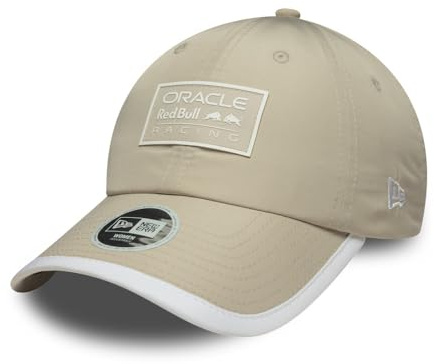 New Era Red Bull Energy WEAR, ORBR Season Open Back Cap, Offizieller Fanartikel, Beige-Weiße Cap mit Oracle Red Bull Racing Logo, 100% Polyester