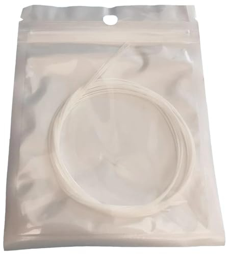 Ukulelensaiten, Nylon-Ersatz-Set, Material Nylon, Tenor-Sopran-Zubehör | weiße Saitenpackung, 4 Stück, Musikteil, für 53,3 cm / 58,4 cm / 66 cm (21 / 23 / 26 Zoll), Anfänger, Studenten, Darsteller