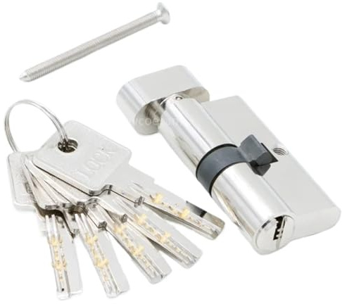 Schließzylinder, Sicherheitsschloss, Kern, Türzylinder, Innenraum, Schlafzimmer, Wohnzimmer, Griff, Messingschloss, 5 Schlüssel, 55, 60, 65, 70, 75, 80, 85, 90–120 mm(80MMz 40 and 40MM)