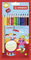 STABILO 1877/12 Jumbo Dicker Buntstift mit Spitzer, 12 Farben, 12er Pack