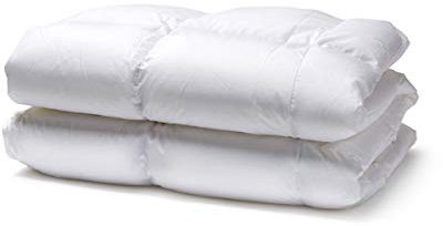 White Cloudz Aspen Daunendecke 240x220 cm Wärmeklasse 2 – Leichte Ganzjahresdecke 100% Gänsedaunen - 720g, qualitativ hochwertiger Bezug aus feinster Mako Baumwolle, besonders weich & flauschig