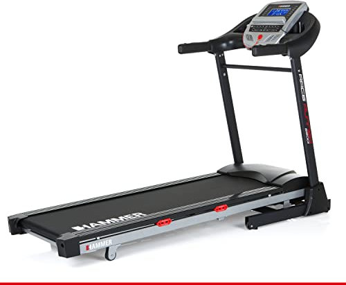 HAMMER Laufband Race Runner 2200i, schwarz/Rot/Silber, 196 x 72 x 139 cm