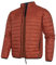 Indicode Herren Islington leichte Steppjacke in Daunenjacken-Optik | Übergangsjacke Regenjacke Red Ochre, 3XL