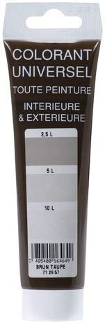 EN STOCK COLORANT A DILUER MELANGER JUSQU'A 10L BRUN TAUPE GRIS MARRON PASTEL POUR TOUTES PEINTURES INTERIEUR OU EXTERIEUR