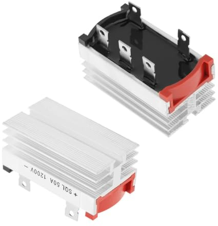 2pcs Brückengleichrichter 3 Phase Diode 50 Amp 1200V Aluminium, gute Wärmeableitung