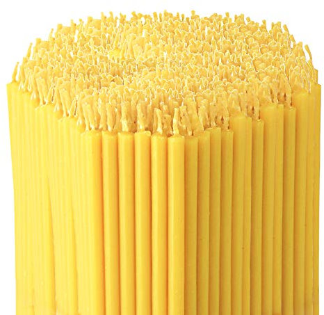 NKlaus - Altarkerzen Ritualkerzen mit Wachs tropffrei - Lange 14cm - 3890g (ca. 1200 St.) 36269