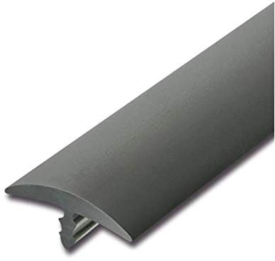 Vabenco Gartenrandbegrenzung, Kantenschutz aus PVC für 19mm Plattenstärke, Minimalistisch, Anthrazit