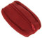 KARL LOVEN Porte-Monnaie Homme en Cuir Petit Format Rouge Bordeaux Léger Double Compartiment Monnaie Billet Porte-clefs