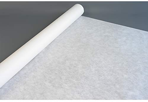 Hanji Daksoonji traditionelles koreanisches Papier, natürliche Maulbeerfaser-Textur, einfarbig, weiße Rolle für Tapeten, Shoji-Bildschirme, 91 cm x 30 m, 30 g/m²