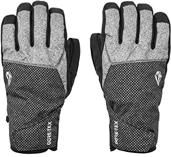 Volcom Herren Cp2 Gore-tex Glove Handschuhe, Schwarz kariert, L