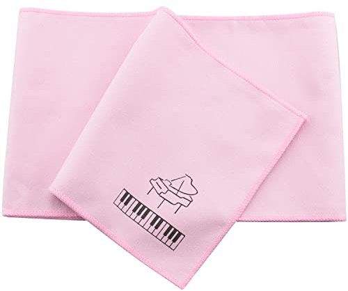 Ruiwaer Rosa Klaviertastenabdeckung, staubdicht, Flanelltuch für 88 Tasten, elektronische Tastatur, Digitalpiano, Yamaha, Casio, Roland, Konsolen
