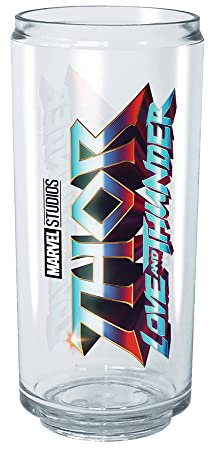 Marvel Tazza in Tritan trasparente con logo Thunder, 473 ml, multicolore