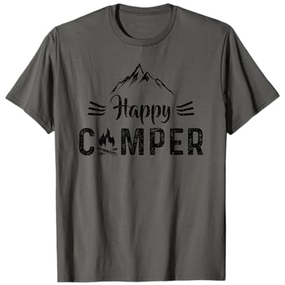 Happy Camper T-Shirt – Geschenk für Camping-Liebhaber T-Shirt