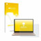 upscreen Anti-Glare Screen Protector compatible with Microsoft Surface Laptop Go 2 Business 12.4 – Protection Film Matte
