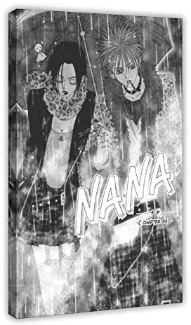 FISH DRAGATE Anime Poater Nana 13 Leinwand-Poster, Schlafzimmer, Dekoration, Sport, Landschaft, Büro, Raumdekoration, Geschenkrahmen, 60 x 90 cm