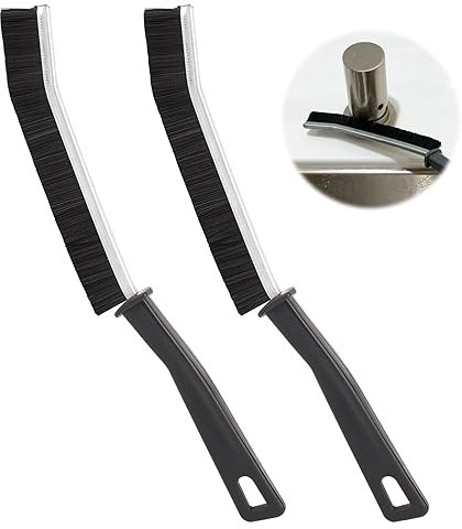 Lot de 2 brosses de Nettoyage multifonctionnelles pour Joints, Brosse de Nettoyage Gap, des Joints et des crevasses, pour frotter Les Joints de carrelage, pour Salle de Bain, Cuisine et Maison