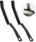 Lot de 2 brosses de Nettoyage multifonctionnelles pour Joints, Brosse de Nettoyage Gap, des Joints et des crevasses, pour frotter Les Joints de carrelage, pour Salle de Bain, Cuisine et Maison