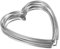 VILLCASE 20 STK Stahlreifen Handwerk Gold Draht Kranz Form Kranzring Aus Metall Tuch Metallring Ringe Traumfänger-metallreifen Traumfänger Aus Metallreifen Kranzring Aus Draht Herz Zubehör