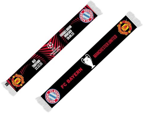 FC Bayern München Schal CL-Gruppe 23-24 Manchester United Mehrfarbig