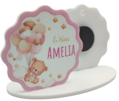 PV Grafik® Calamita Personalizzata per Sacchetto Bomboniera in Pexiglass set a partire da 24 pz (Modello 40)