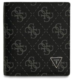 Guess Herren Bifold Geldbörse Milano Bifold S Schwarz