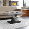 Viosimc Tavolino da Salotto Cemento Nero - Elegante Punto Focale per il Soggiorno, Design Contemporaneo, Arredamento Elegante e Stilizzato, Ideale per l'Arredamento Moderno (Beton-Black)