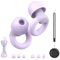 JUSTRVN Earplugs for Sleeping,Noise Reduction Soft Silicone Earplugs with 7 Pairs Ear Tips&One Connection Cord,Hearing Protection Reusable Earplugs for Sleeping,Concert,Work&Sound Reduction 25dB-30db