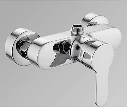 Rubinetto doccia monocomando doccia miscelatore termostatico 1/2 pollice uscita doccia rubinetto doccia a parete miscelatore acqua calda fredda for doccia, cromo B (Color : Chrome B)