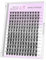 VEYESBEAUTY Faux Cils Extension Cils Newbie's Five-Second Cils Individuels Avec Colle Volume Russe Cluster Lashes Mixte Diy à La Maison Cils Individuels (Bomb, 8-16mm)