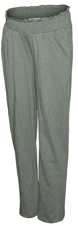 Mama.licious Damen Mlivy JRS Pants Noos, Agave Green, L EU