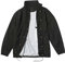 SYLDMKJ Mens Jacket Hip Hop Streetwear Plain Black Coach Jacke wasserdichte Leichte Männerwindbreaker Für Männer-Schwarz-XXL