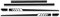 Seitenstreifen Motorhaube Dach Heck Aufkleber Kit, für Mercedes Benz C Klasse W205 2/4 Türer C200 C300 c63 AMG Aufkleber
