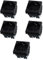 5 MODULI SCHUKO, NERO, COMPATIBILE CON VIMAR ARKE', PRESA 220V 230V 10A 16A, STANDARD TEDESCO, MODULI E FRUTTI 100% COMPATIBILI, MATERIALI DI ALTA QUALITA'