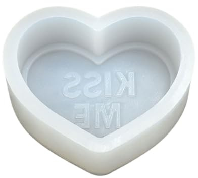 Stampi in silicone a forma di cuore per sapone fatto a mano stampi in silicone per cemento e gesso