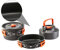 BESTonZON 1 Set Camping Cookware with Portable Cutlery for People for Outdoor Picnic Hiking and Cooking Activities Durable and Practical Camping Tool