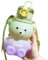 Heiikiuy 1pc Dégradé Mignon Tasse d'eau Été Haute Valeur Filles Tasse en Plastique Tasse de Paille Portable Grande Capacité Bouteille d'eau D