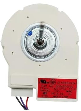 FGJDERYH Compatible With Haier Refrigerator Cooling Fan Motor DLA5985HAEA, 1420r/min 3.5W Replacement Fan for Freezer Fridge Parts, Replaces 0064000459, High Efficiency Radiator Fan Motor