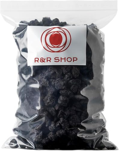 R&R SHOP – Mittlerer Schwarzer Lavastein, 100% Natürlich, pH-Neutral, Ideal für Drainage und Pflanzenwachstum, 10–20 mm (5L)