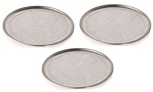 Pizzablech Ø 25 cm gelocht Set