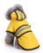 Hunde Regenmantel mit Kapuze und sicheren reflektierenden Streifen, ultraleichte atmungsaktive 100% wasserdichte Regenjacke für kleine Hunde