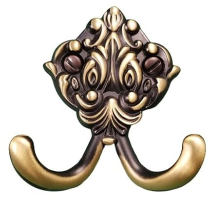 livingpoint24 Kleiderhaken antik Garderobenhaken Bronze antik Wandhaken altmessing 530